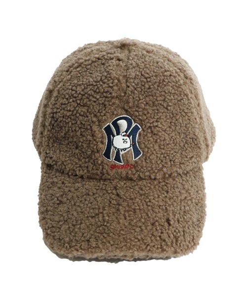 ScoLar(スカラー)の「633303:パリティのいぬ刺繍 ボアキャップ(キャップ・レディース・アイボリー/ブラウン/ブラック・FREE)」の15枚目の写真