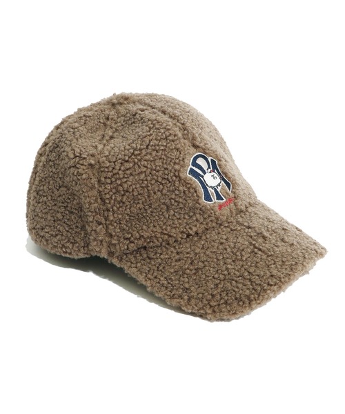 ScoLar(スカラー)の「633303:パリティのいぬ刺繍 ボアキャップ(キャップ・レディース・アイボリー/ブラウン/ブラック・FREE)」の16枚目の写真