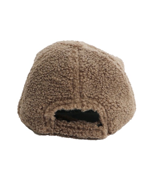 ScoLar(スカラー)の「633303:パリティのいぬ刺繍 ボアキャップ(キャップ・レディース・アイボリー/ブラウン/ブラック・FREE)」の17枚目の写真