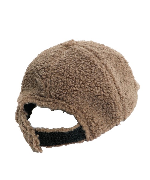 ScoLar(スカラー)の「633303:パリティのいぬ刺繍 ボアキャップ(キャップ・レディース・アイボリー/ブラウン/ブラック・FREE)」の18枚目の写真