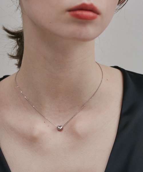 ciite' surgical stainless(シーテサージカルステンレス)の「【 金属アレルギー対応 】 ミニハートネックレス サージカルステンレス 316L(ネックレス・レディース・シルバー/ゴールド・FREE)」の13枚目の写真