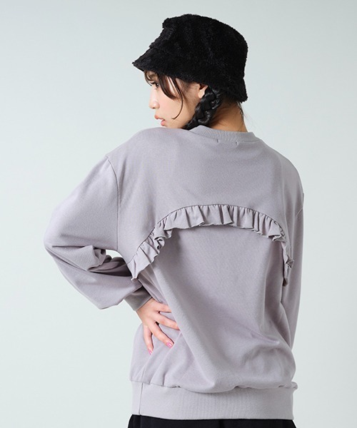 by LOVEiT（バイラビット）の「ハートチェッカーチュニック（スウェット・キッズ・オフホワイト/ブラック/グレー・150cm/160cm/120cm/130cm/140cm）」の13枚目の写真