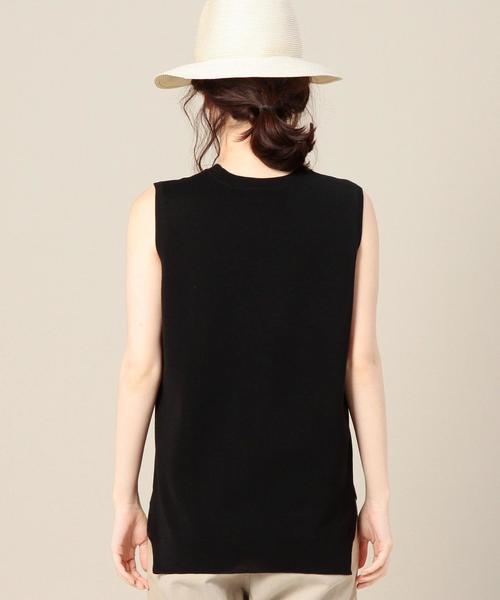 BEAUTY&YOUTH UNITED ARROWS（ビューティーアンドユースユナイテッドアローズ）の「BY コットンナイロンミラノリブベスト◆（ベスト・レディース・ブラック/ライトグレー/ベージュ・フリー）」の15枚目の写真