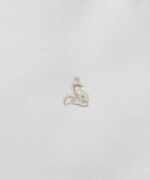 ANDGEEBEE（アンジービー）の「UNISEX FOX裏起毛パーカー（パーカー・レディース・ブラック/ホワイト・FREE）」の9枚目の写真