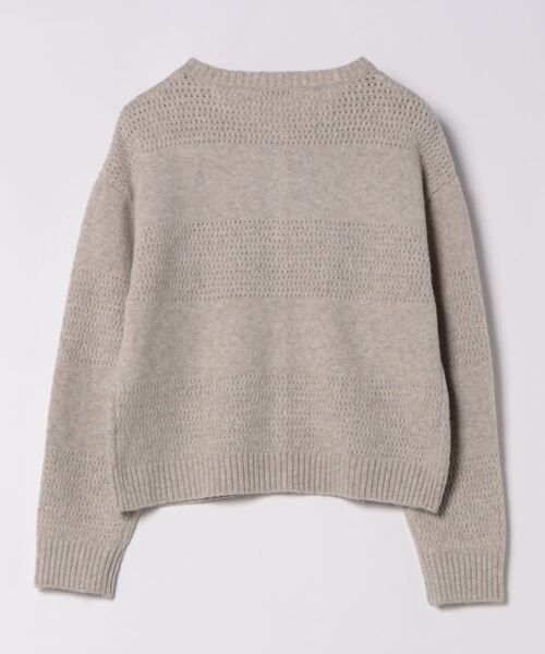 Samansa Mos2（サマンサ モスモス）の「【ﾏｶﾍﾞｱﾘｽＸSamansaMos2】刺繍ﾆｯﾄｶｰﾃﾞｨｶﾞﾝ（カーディガン/ボレロ・レディース・チャコールグレー/ピンク/ベージュ・F）」の16枚目の写真