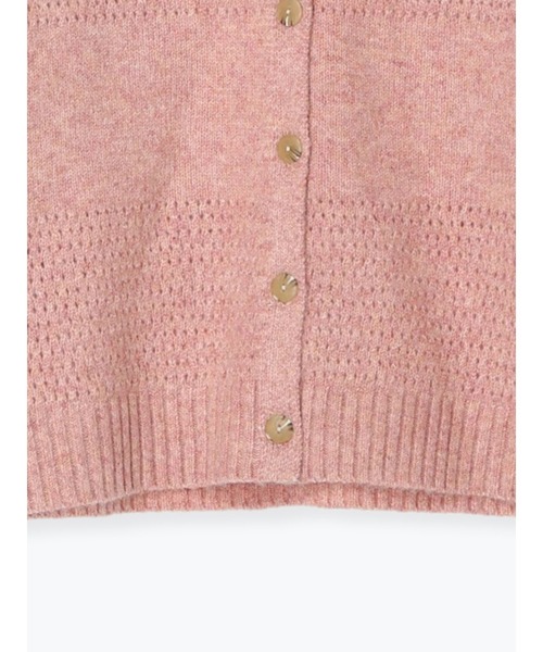 Samansa Mos2（サマンサ モスモス）の「【ﾏｶﾍﾞｱﾘｽＸSamansaMos2】刺繍ﾆｯﾄｶｰﾃﾞｨｶﾞﾝ（カーディガン/ボレロ・レディース・チャコールグレー/ピンク/ベージュ・F）」の13枚目の写真