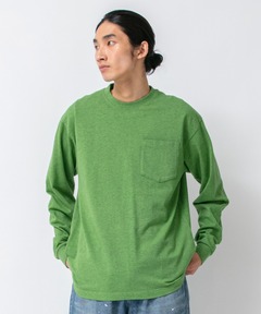 ヘザーダイロングスリーブTシャツ