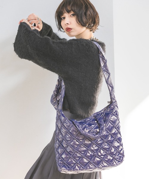 PAGEBOY(ページボーイ)の「パールキルティングバッグ(ショルダーバッグ・レディース・オフホワイト/ブラック/パープル・FREE)」の22枚目の写真