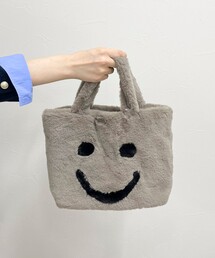 fredy emue | SMILEYポーチ付きエコファーバッグ(トートバッグ)