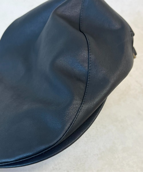 CPCM（シーピーシーエム）の「フェイクレザーハンチング（ハンチング/ベレー帽・メンズ・ブラウン/ブラック・F）」の15枚目の写真