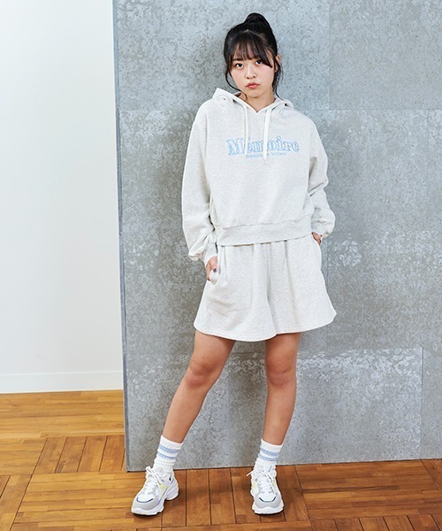 LOVETOXIC(ラブトキシック)の「裏起毛SETUP(ワンピース・キッズ・チャコール/サックスブルー/ピンク/ホワイト系その他・SS/S/M/L)」の2枚目の写真