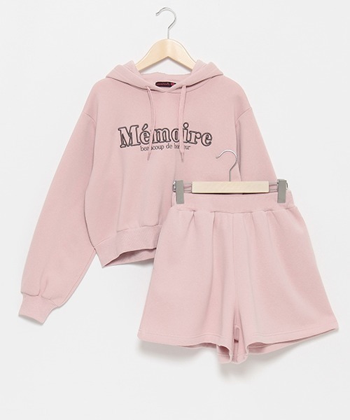 LOVETOXIC(ラブトキシック)の「裏起毛SETUP(ワンピース・キッズ・チャコール/サックスブルー/ピンク/ホワイト系その他・SS/S/M/L)」の7枚目の写真