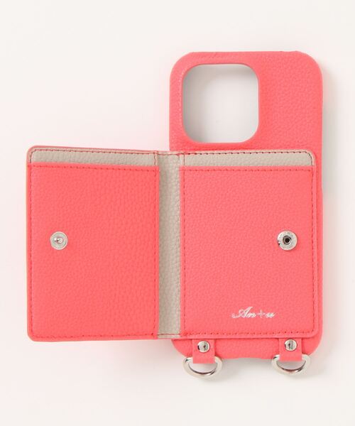 An+u（アンユー）の「カードポケット付 スマホケース iPhone15pro（スマホケース/カバー・レディース・グリーン/ピンク/グレー/ブラック/ベージュ・ONE SIZE）」の10枚目の写真