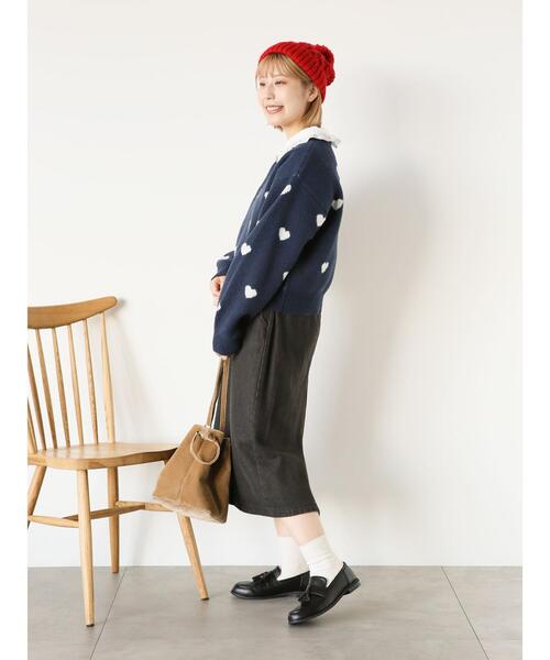 ehka sopo（エヘカソポ）の「ハート柄プルオーバー（ニット/セーター