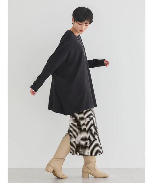 AMERICAN HOLIC(アメリカンホリック)の「バイパチポンチョライクBIGニットチュニック(チュニック・レディース・ブルー/ブラック/アイボリー/その他6・FREE)」の16枚目の写真