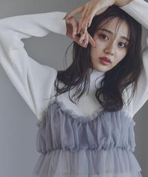 PROPORTION BODY DRESSING | チュールキャミレイヤードニットプルオーバー / 1214170110(ニット/セーター)