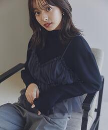 PROPORTION BODY DRESSING | チュールキャミレイヤードニットプルオーバー / 1214170110(ニット/セーター)