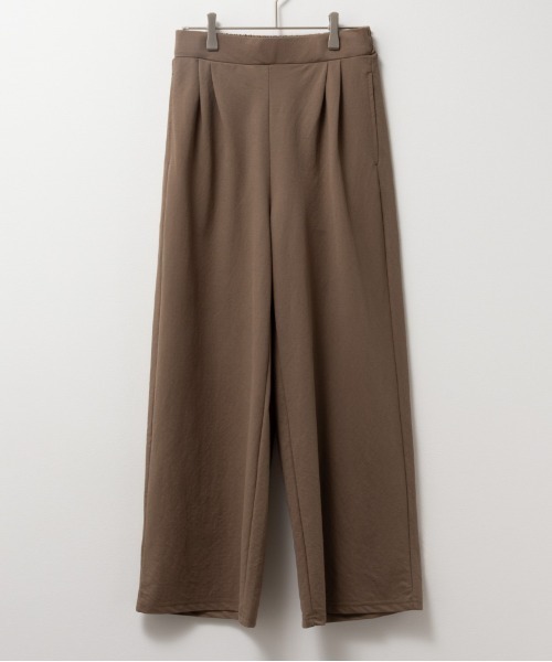 NAVY(ネイビー)の「NAVY サラリ冷感 制菌加工 ワイドパンツ(その他パンツ・レディース・ベージュ系その他/カーキ/ブラック/ブルー・L/M)」の14枚目の写真