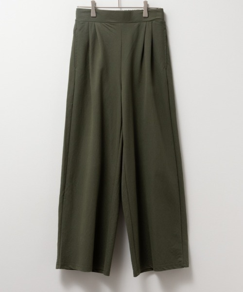 NAVY(ネイビー)の「NAVY サラリ冷感 制菌加工 ワイドパンツ(その他パンツ・レディース・ベージュ系その他/カーキ/ブラック/ブルー・L/M)」の9枚目の写真