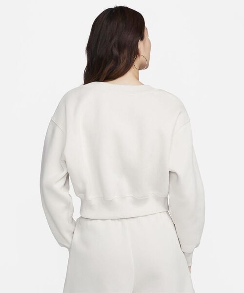 NIKE クロップド　フリース　Ｖネック　トレーナー　ナイキ　XL スウェット NIKE（ナイキ）の「ナイキ スポーツウェア フェニックス