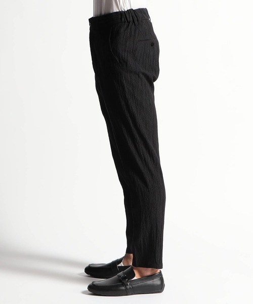 HIDEAWAYS NICOLE（ハイダウェイニコル）の「ヘリンボン柄楊柳イージーパンツ（スラックス・メンズ・ライトグレー/ネイビー/ブラック・SMALL/MEDIUM/LARGE/X-LARGE）」の6枚目の写真