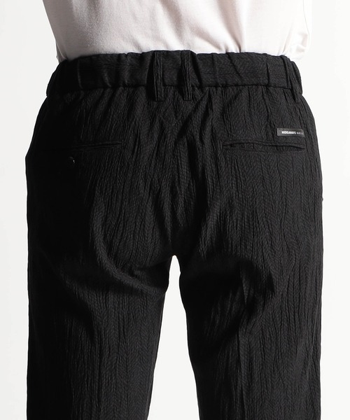 HIDEAWAYS NICOLE（ハイダウェイニコル）の「ヘリンボン柄楊柳イージーパンツ（スラックス・メンズ・ライトグレー/ネイビー/ブラック・SMALL/MEDIUM/LARGE/X-LARGE）」の8枚目の写真