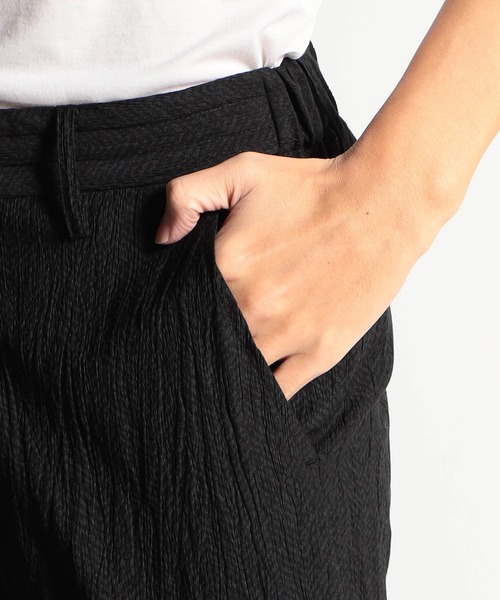 HIDEAWAYS NICOLE（ハイダウェイニコル）の「ヘリンボン柄楊柳イージーパンツ（スラックス・メンズ・ライトグレー/ネイビー/ブラック・SMALL/MEDIUM/LARGE/X-LARGE）」の9枚目の写真