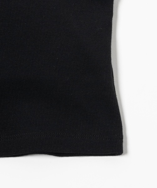 17HR（セブンティーンアワーズ）の「ロゴ刺繍アメスリタンクトップ（タンクトップ・レディース・チャコールグレー/ブラック/ホワイト・FREE）」の16枚目の写真