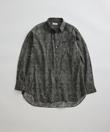 アソートプリント ビッグシルエット レギュラーカラーシャツ / ロングシーズン着用可能