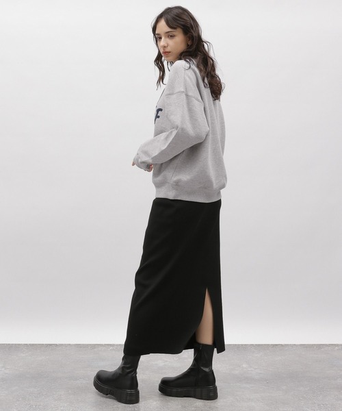 LAKOLE（ラコレ）の「※バブルロゴスウェットプルオーバー / 102925（スウェット・レディース・チャコール/グレー/オートミール/クリアイエロー・MEDIUM/SMALL）」の11枚目の写真