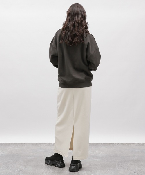 LAKOLE（ラコレ）の「※バブルロゴスウェットプルオーバー / 102925（スウェット・レディース・チャコール/グレー/オートミール/クリアイエロー・MEDIUM/SMALL）」の16枚目の写真