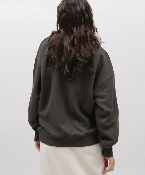 LAKOLE（ラコレ）の「※バブルロゴスウェットプルオーバー / 102925（スウェット・レディース・チャコール/グレー/オートミール/クリアイエロー・MEDIUM/SMALL）」の18枚目の写真