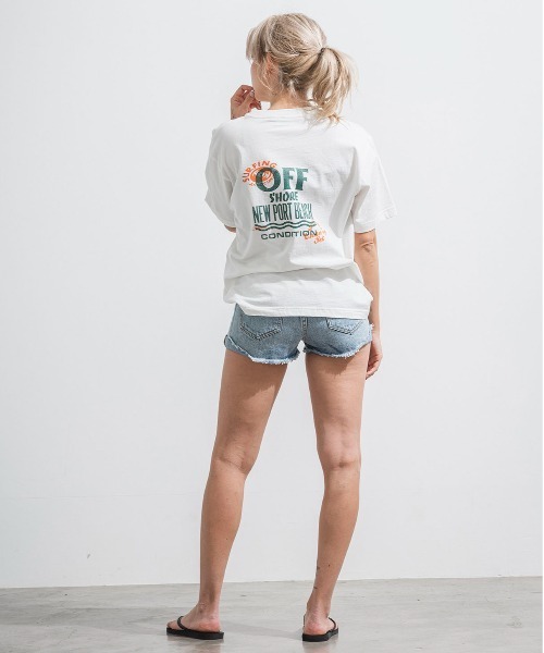 OFFSHORE(オフショア)の「CLASSIC TAG TEE/クラシックタグ ティーシャツ(Tシャツ/カットソー・メンズ・ホワイト/ミント・M/L/XL/S)」の5枚目の写真