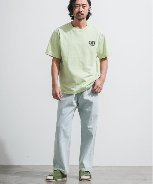 OFFSHORE(オフショア)の「CLASSIC TAG TEE/クラシックタグ ティーシャツ(Tシャツ/カットソー・メンズ・ホワイト/ミント・M/L/XL/S)」の6枚目の写真