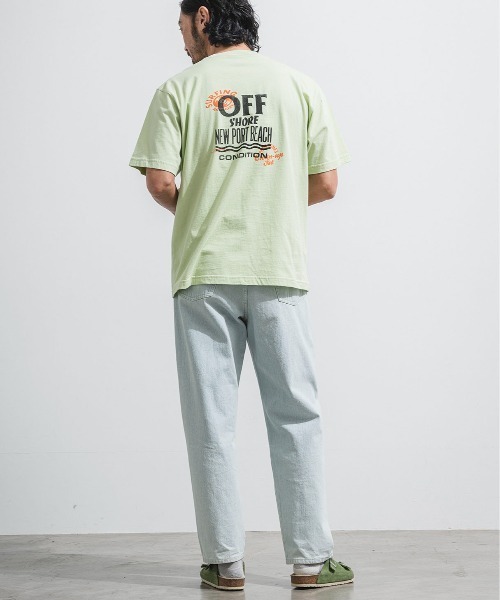 OFFSHORE(オフショア)の「CLASSIC TAG TEE/クラシックタグ ティーシャツ(Tシャツ/カットソー・メンズ・ホワイト/ミント・M/L/XL/S)」の14枚目の写真