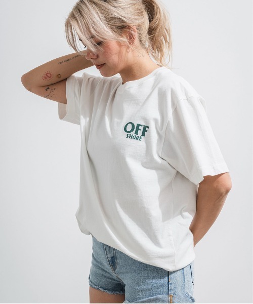 OFFSHORE(オフショア)の「CLASSIC TAG TEE/クラシックタグ ティーシャツ(Tシャツ/カットソー・メンズ・ホワイト/ミント・M/L/XL/S)」の15枚目の写真