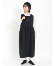 Samansa Mos2 | 前後着ジャンパースカート(ワンピース)