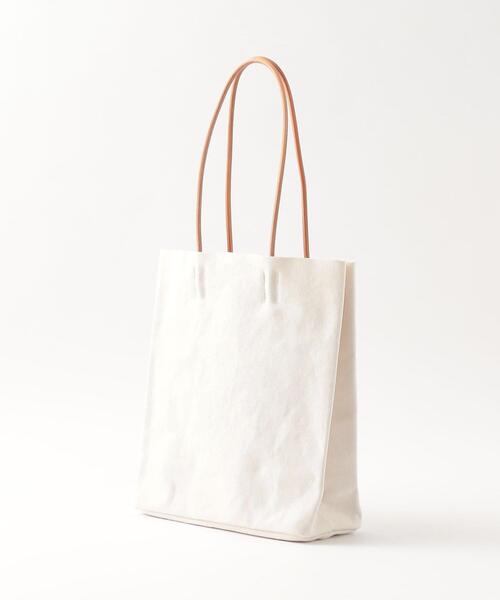 Steven Alan（スティーブンアラン）の「＜AMIACALVA＞CANVAS PAPER BAG TS/バッグ（ショルダーバッグ・レディース・ホワイト/ブラック・FREE）」の14枚目の写真
