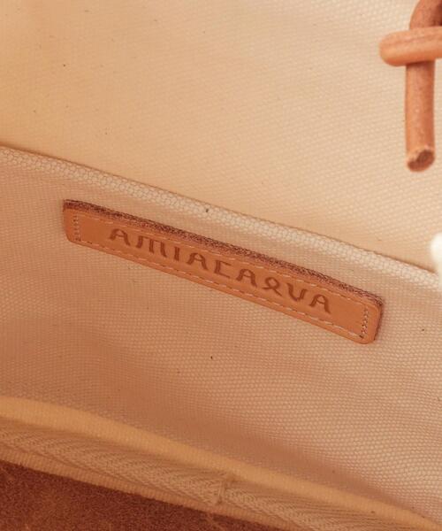 Steven Alan（スティーブンアラン）の「＜AMIACALVA＞CANVAS PAPER BAG TS/バッグ（ショルダーバッグ・レディース・ホワイト/ブラック・FREE）」の9枚目の写真