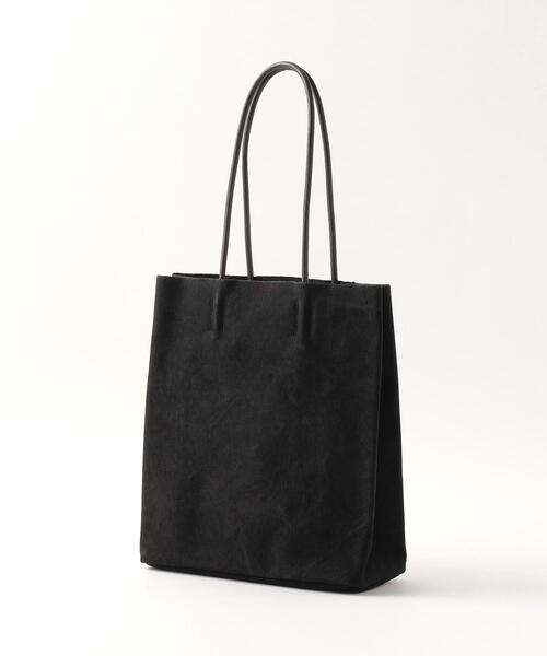 Steven Alan（スティーブンアラン）の「＜AMIACALVA＞CANVAS PAPER BAG TS/バッグ（ショルダーバッグ・レディース・ホワイト/ブラック・FREE）」の13枚目の写真