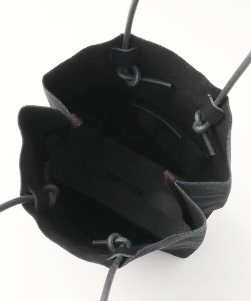 Steven Alan（スティーブンアラン）の「＜AMIACALVA＞CANVAS PAPER BAG TS/バッグ（ショルダーバッグ・レディース・ホワイト/ブラック・FREE）」の11枚目の写真