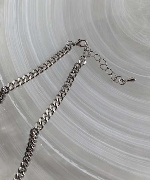 DouDou（ドゥドゥ）の「ハートダブルチェーンネックレス（ネックレス・レディース・シルバー/ゴールド・FREE）」の9枚目の写真