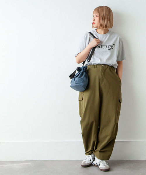 Chillfar（チルファー）の「ナイロンミニ巾着バッグ（ショルダーバッグ・レディース・ブルー/ブラック/アイボリー・FREE）」の20枚目の写真