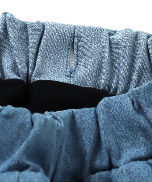 apres les cours（アプレレクール）の「インパンツ付きギャザースカート（スカート・キッズ・チェック/インディゴブルー/イエロー/ピンク/サックスブルー・80/90/100/110/120/130/140）」の18枚目の写真