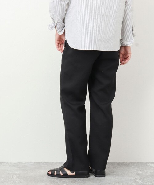 NOLLEY’S(ノーリーズ)の「《セットアップ対応》【WORK ABOUT】リネンライク ワイドイージーパンツ(その他パンツ・メンズ・ブラック/オリーブ/ダークネイビー・S/M/L)」の5枚目の写真