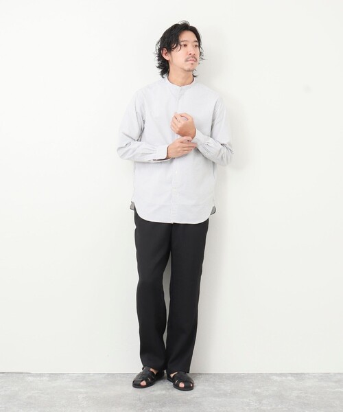 NOLLEY’S(ノーリーズ)の「《セットアップ対応》【WORK ABOUT】リネンライク ワイドイージーパンツ(その他パンツ・メンズ・ブラック/オリーブ/ダークネイビー・S/M/L)」の9枚目の写真