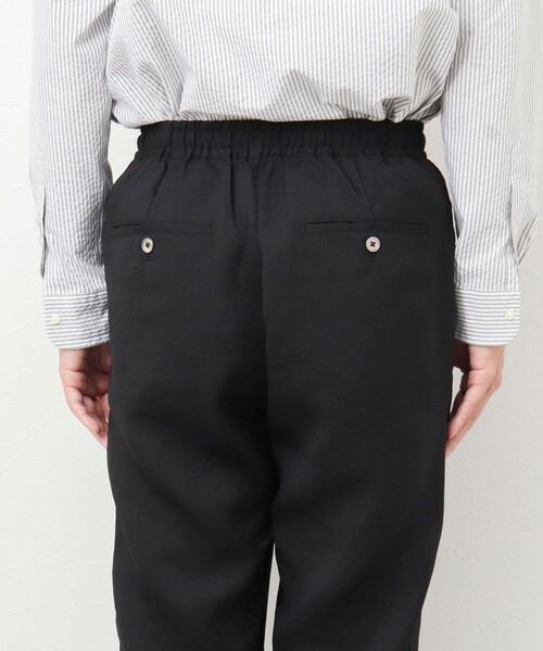 NOLLEY’S(ノーリーズ)の「《セットアップ対応》【WORK ABOUT】リネンライク ワイドイージーパンツ(その他パンツ・メンズ・ブラック/オリーブ/ダークネイビー・S/M/L)」の16枚目の写真