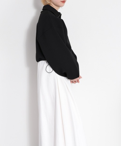 cepo(セポ)の「【セットアイテム】ジップニットカーディガン+ワンピース アンサンブル(ワンピース・レディース・ミント/オフホワイト/ブラック・M)」の15枚目の写真