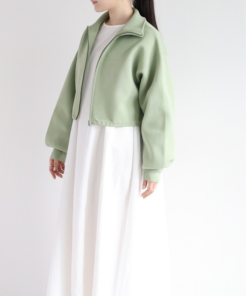 cepo(セポ)の「【セットアイテム】ジップニットカーディガン+ワンピース アンサンブル(ワンピース・レディース・ミント/オフホワイト/ブラック・M)」の12枚目の写真