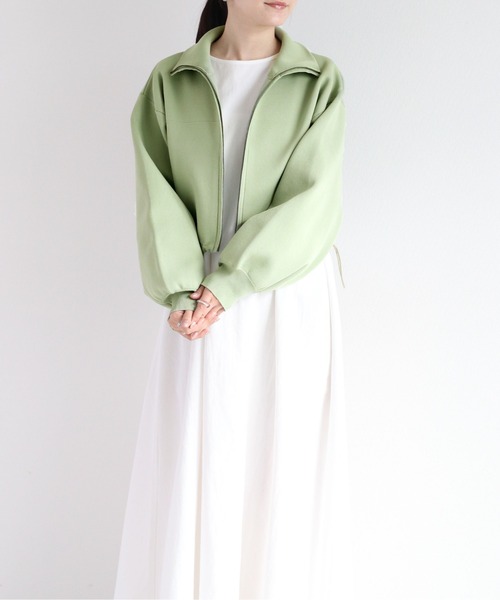 cepo(セポ)の「【セットアイテム】ジップニットカーディガン+ワンピース アンサンブル(ワンピース・レディース・ミント/オフホワイト/ブラック・M)」の13枚目の写真